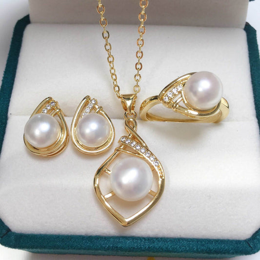 Pearl in a Swirl Necklace