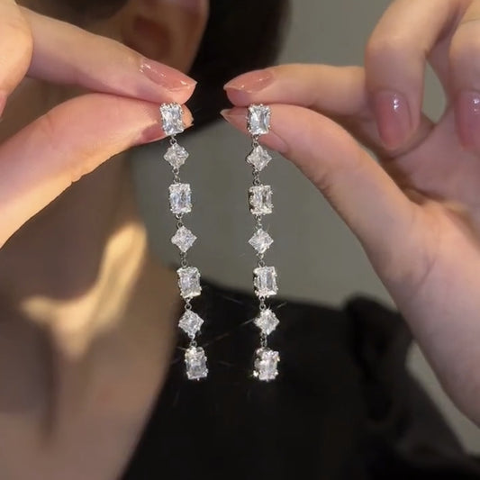 Embellished Swarovski Earrings (925 Sterling Silver)