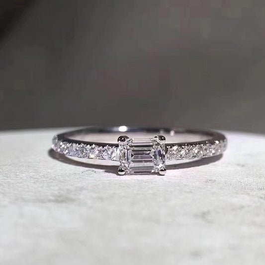 Teensy Diamond Studded Ring