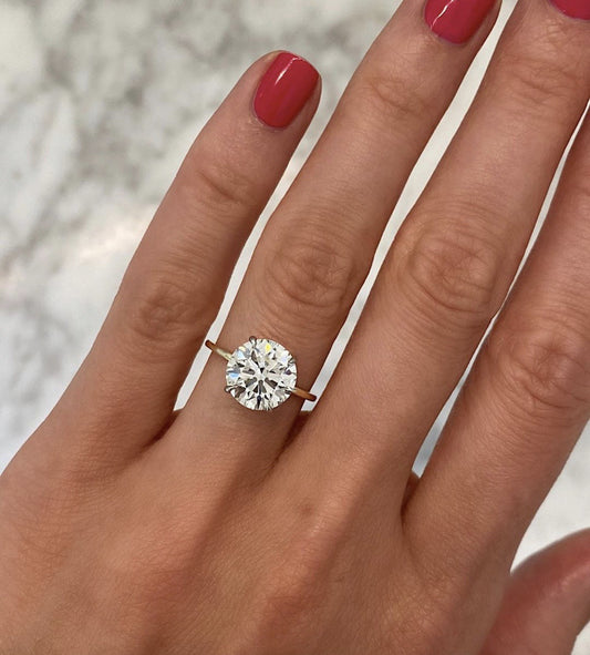 Lustre Solitaire Ring