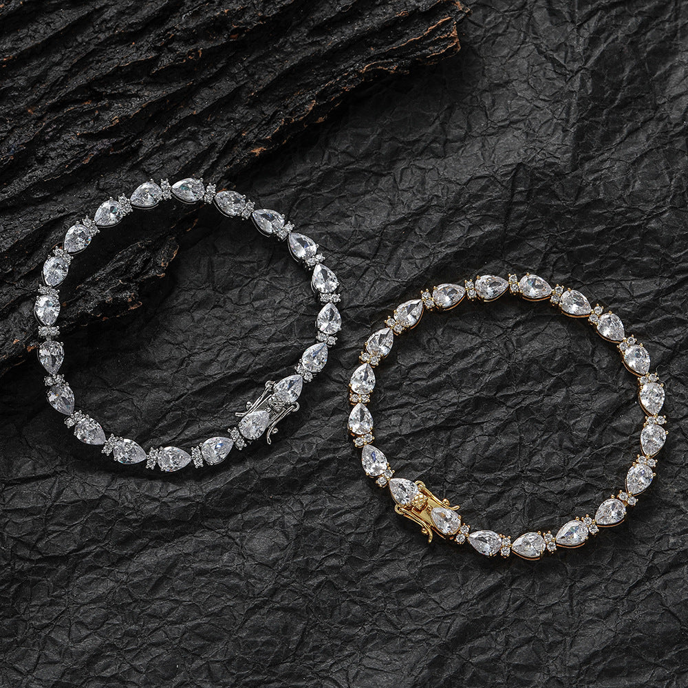 Tear Drop Tennis Bracelet