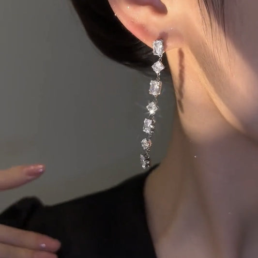 Embellished Swarovski Earrings (925 Sterling Silver)