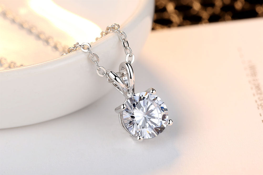 Classic Solitaire Necklace Set
