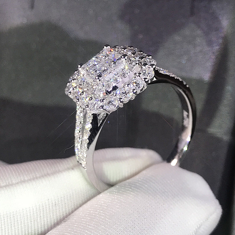 Marry Me Diamond Ring (925 Sterling Silver)