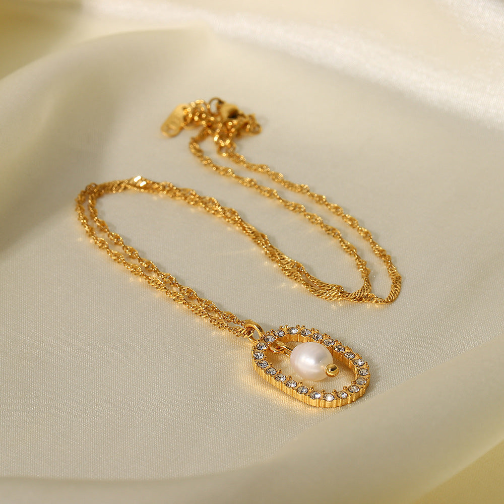 Bell Pearl Necklace