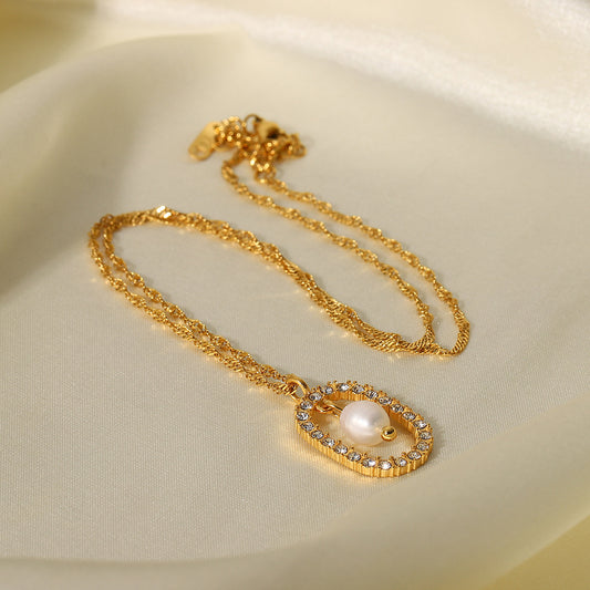 Bell Pearl Necklace