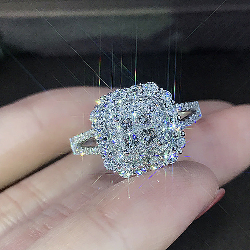 Marry Me Diamond Ring (925 Sterling Silver)