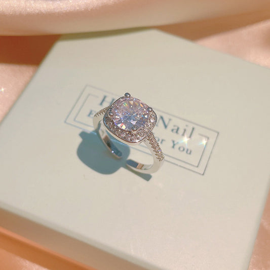 Forever Diamond Ring (925 Sterling Silver)