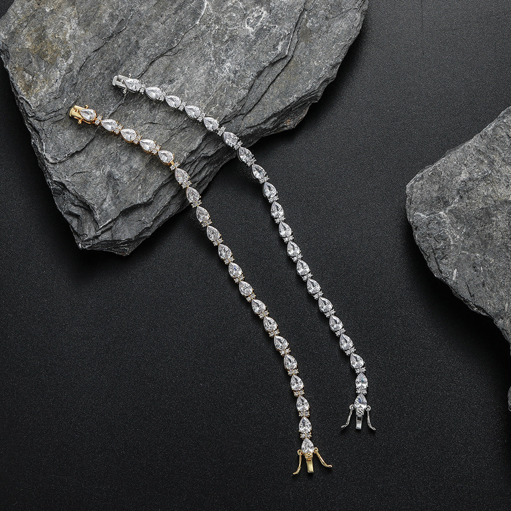 Tear Drop Tennis Bracelet