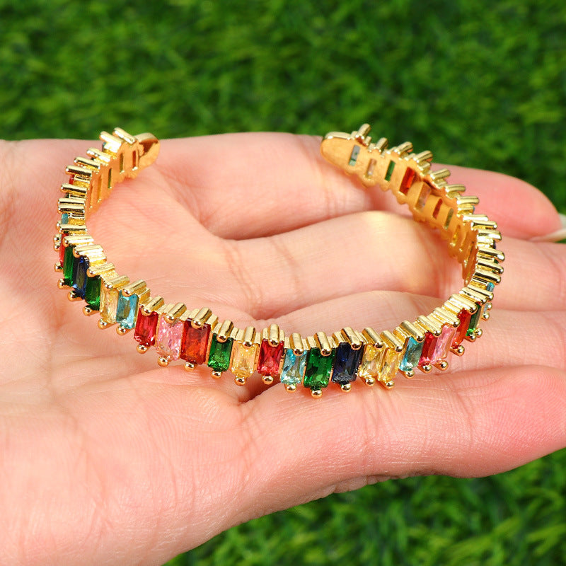 Rainbow Cuff Bracelet