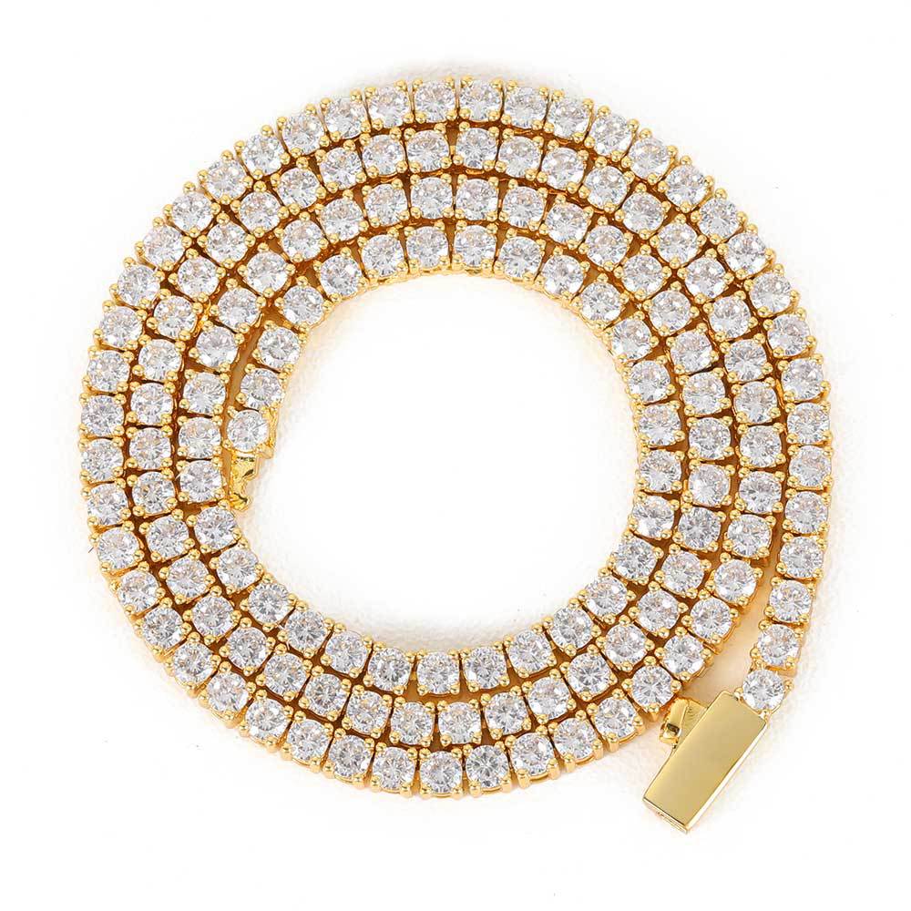 3MM SWAROVSKI TENNIS NECKLACE