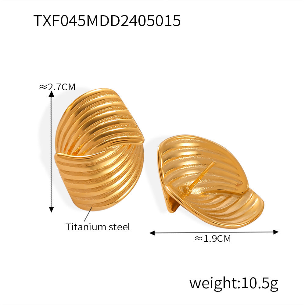 Illusionary Gold Earrings