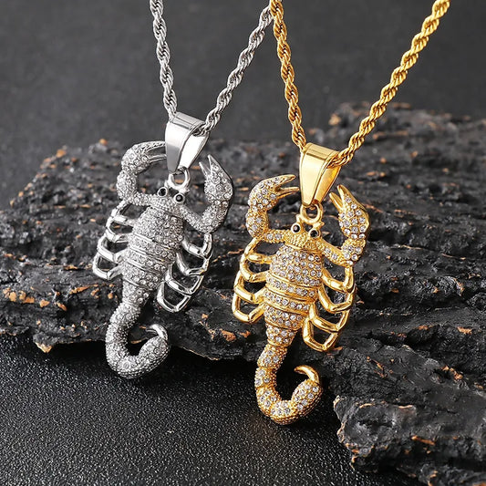 All Eyes Scorpion Necklace