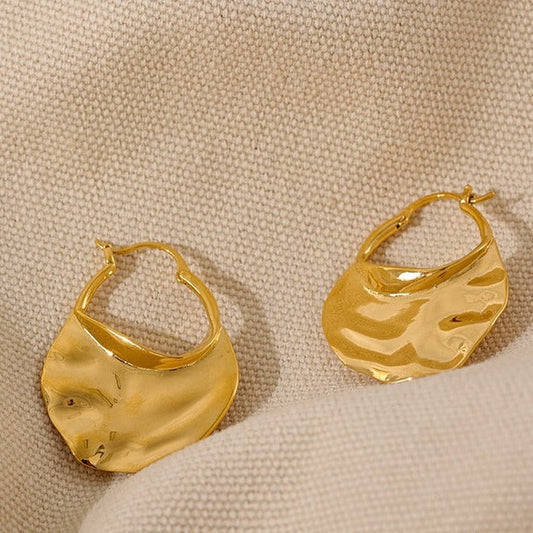 Triton Hammered Earrings