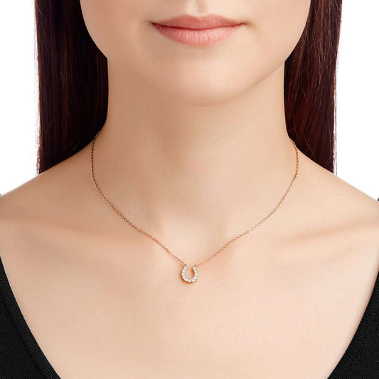 Delicate Horseshoe Necklace