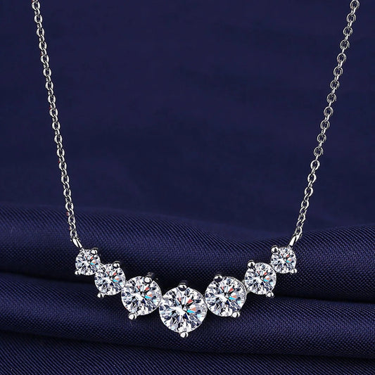Astute Diamond Necklace (925 Sterling Silver)