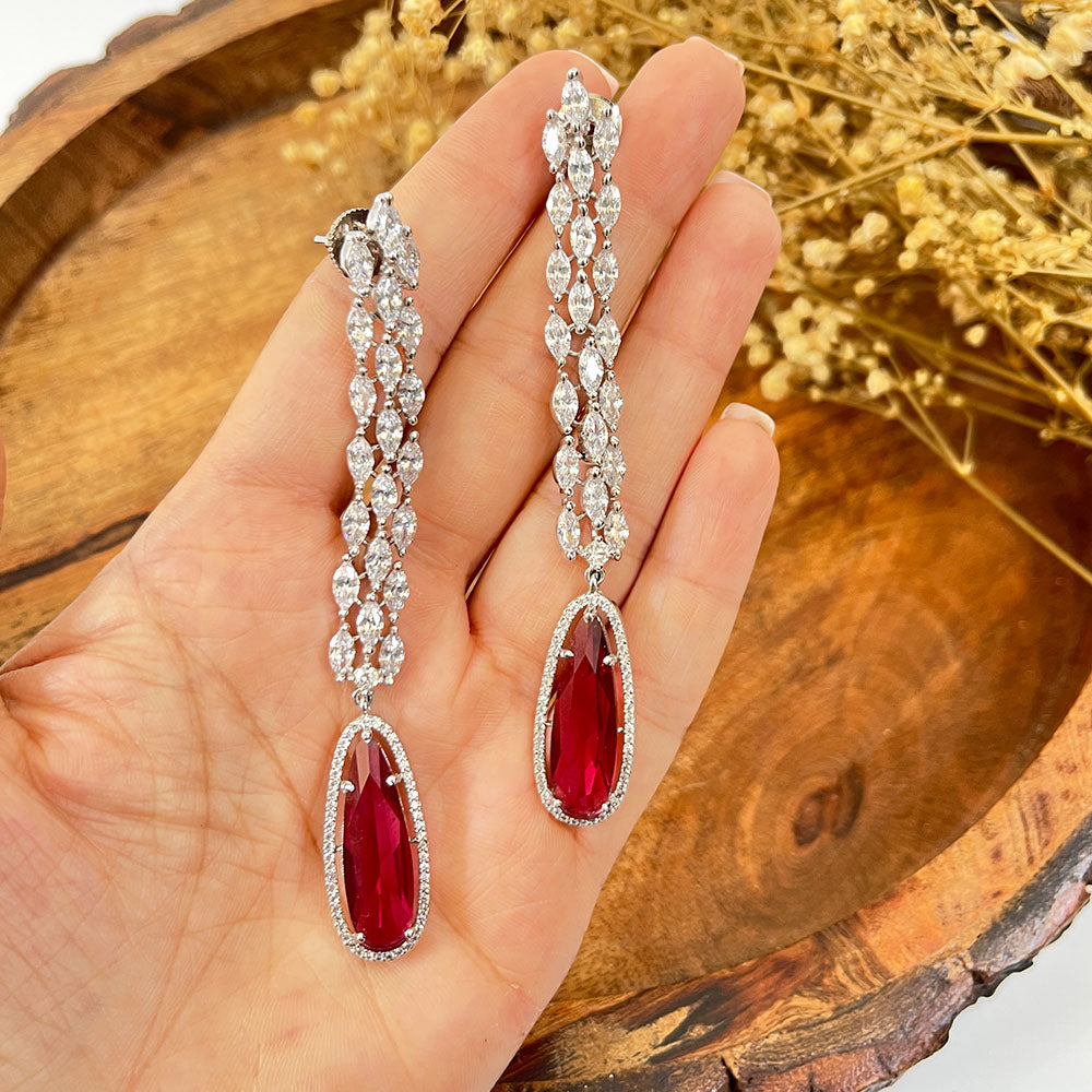 Ruby Diamond Dangler