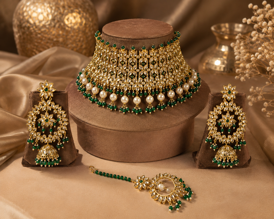 Polki Royal Highness Necklace Set