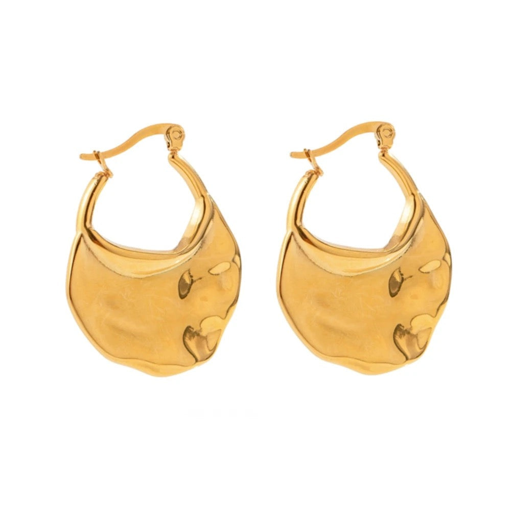 Triton Hammered Earrings