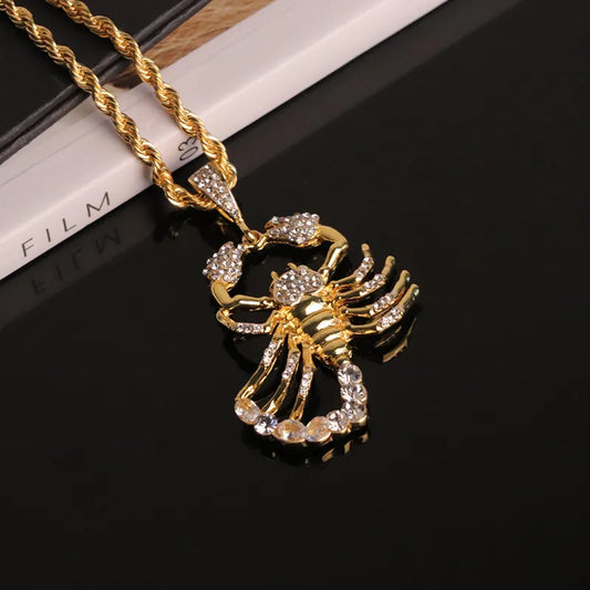 Iced Out Scorpion Necklace