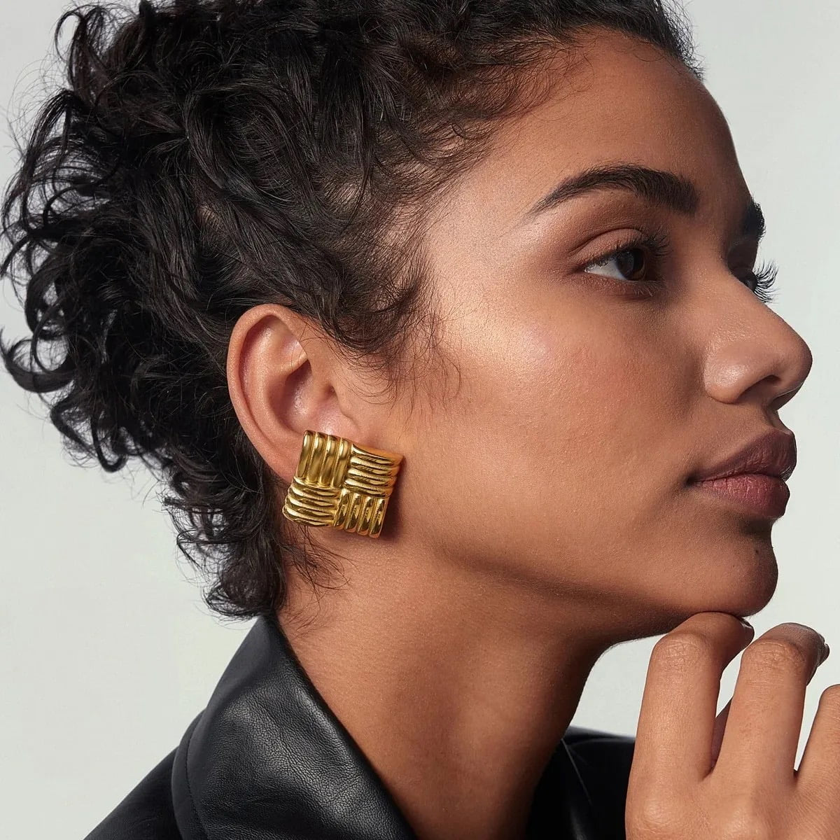 Square Statement Earrings