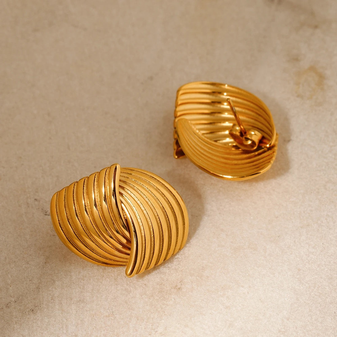 Illusionary Gold Earrings