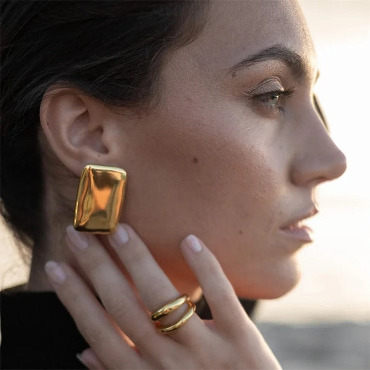 Gold Glam Earrings