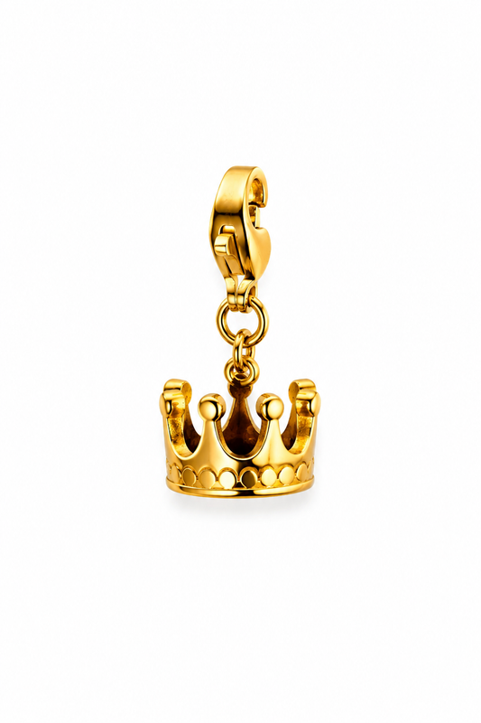 Crown Charm — 18K gold plated, Zewar.co