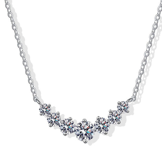 Astute Diamond Necklace (925 Sterling Silver)
