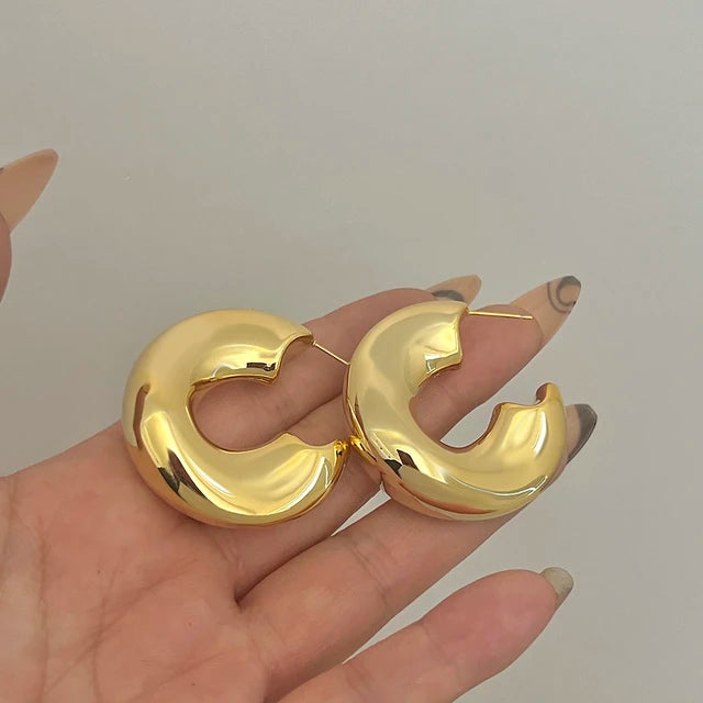 Amalfi Gold Hoops