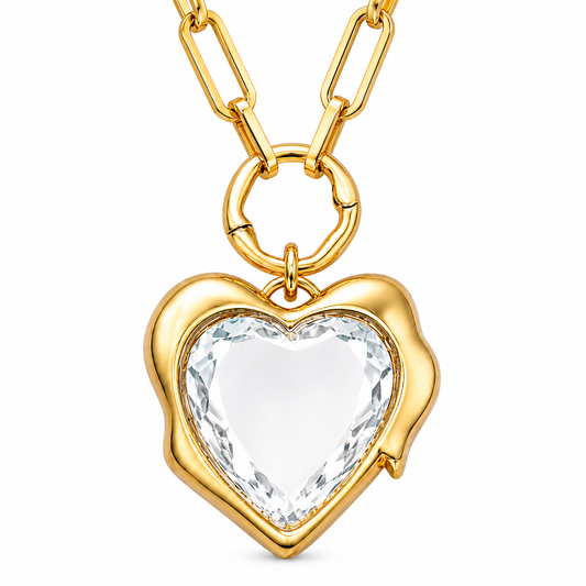 Melted Heart Locket