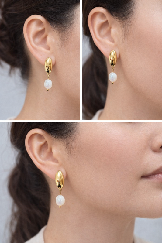 Élan Pearl Drop Earrings