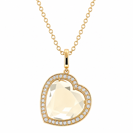 Honey Luxe Heart Locket