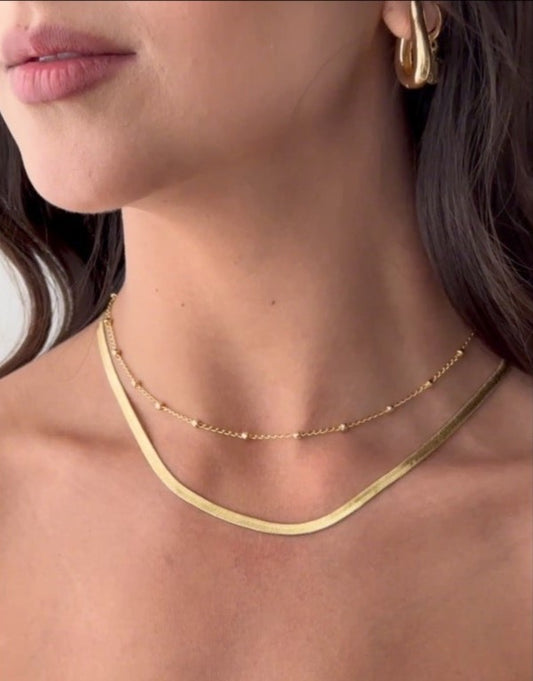 "Two styles, one perfect set – Fita + Balls Chain."