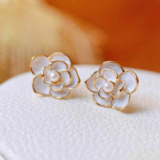 Petal Whisper Earrings (925 Sterling Silver)