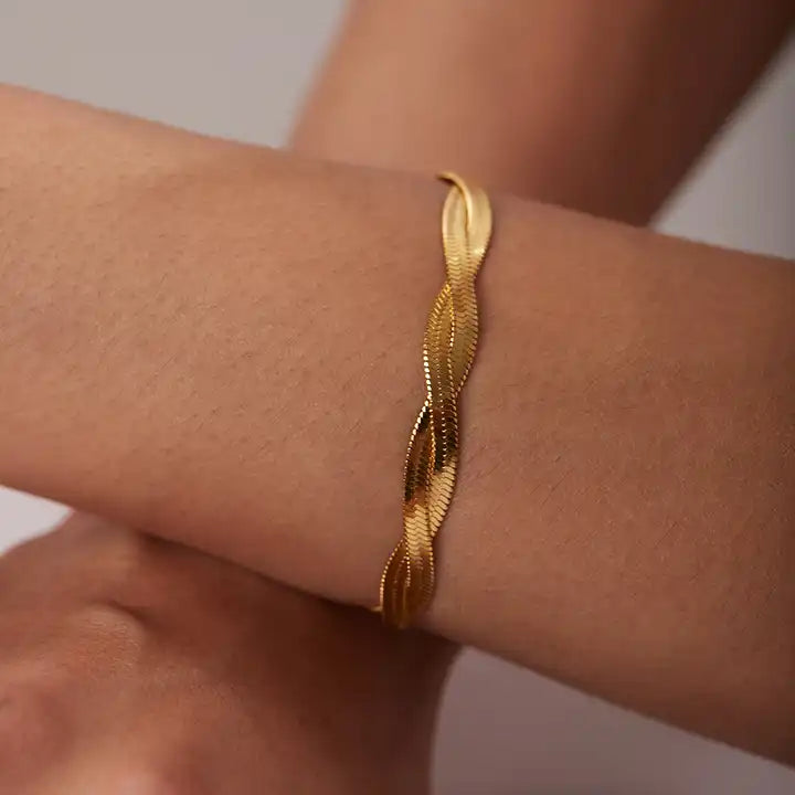 Braided Herringbone Bracelet