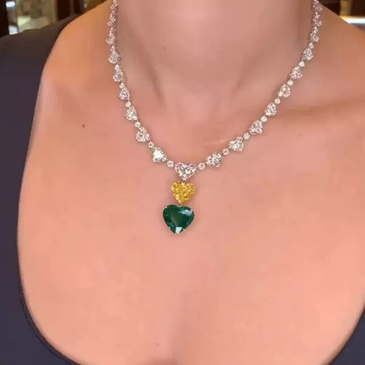 "A symbol of love, designed in titanium steel and diamonds."