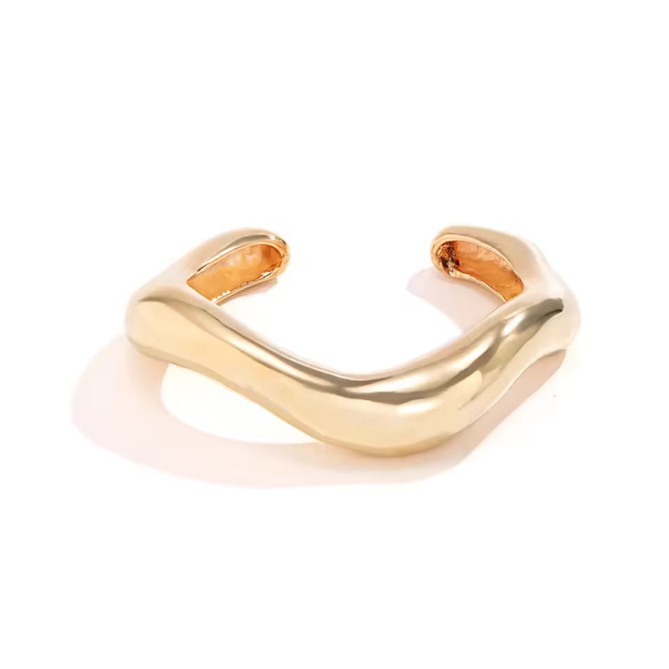 Melting Wave Cuff Bracelet