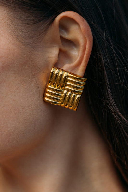 Square Statement Earrings