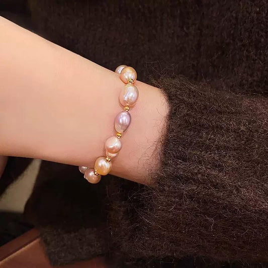 Rosé Glow Pearl Bracelet