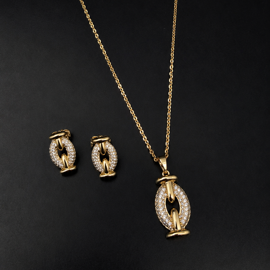 Aurica Link Necklace Set