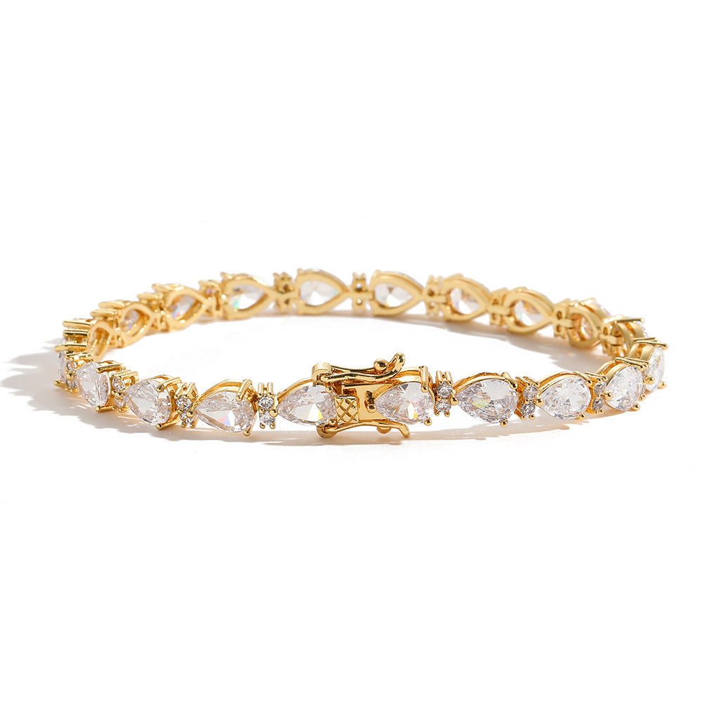 Tear Drop Tennis Bracelet