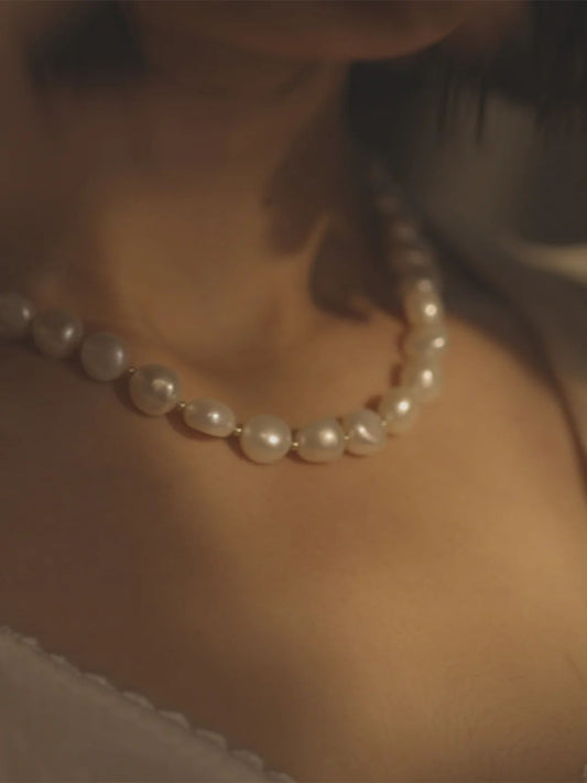 The OG Pearl Necklace (925 Sterling Silver)