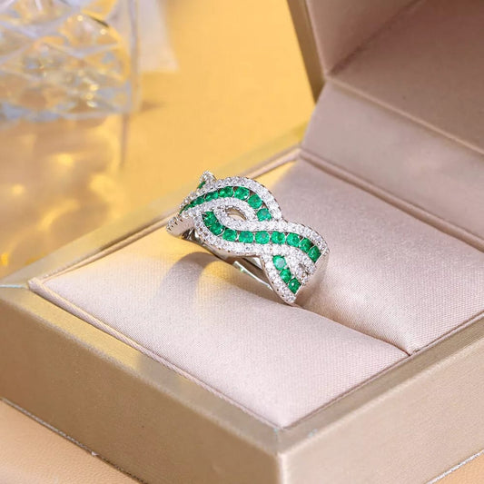 Criss-Cross Cocktail Ring