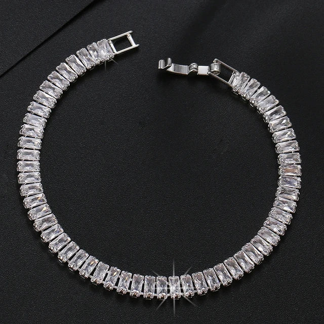 Marquise Baguette Tennis Bracelet