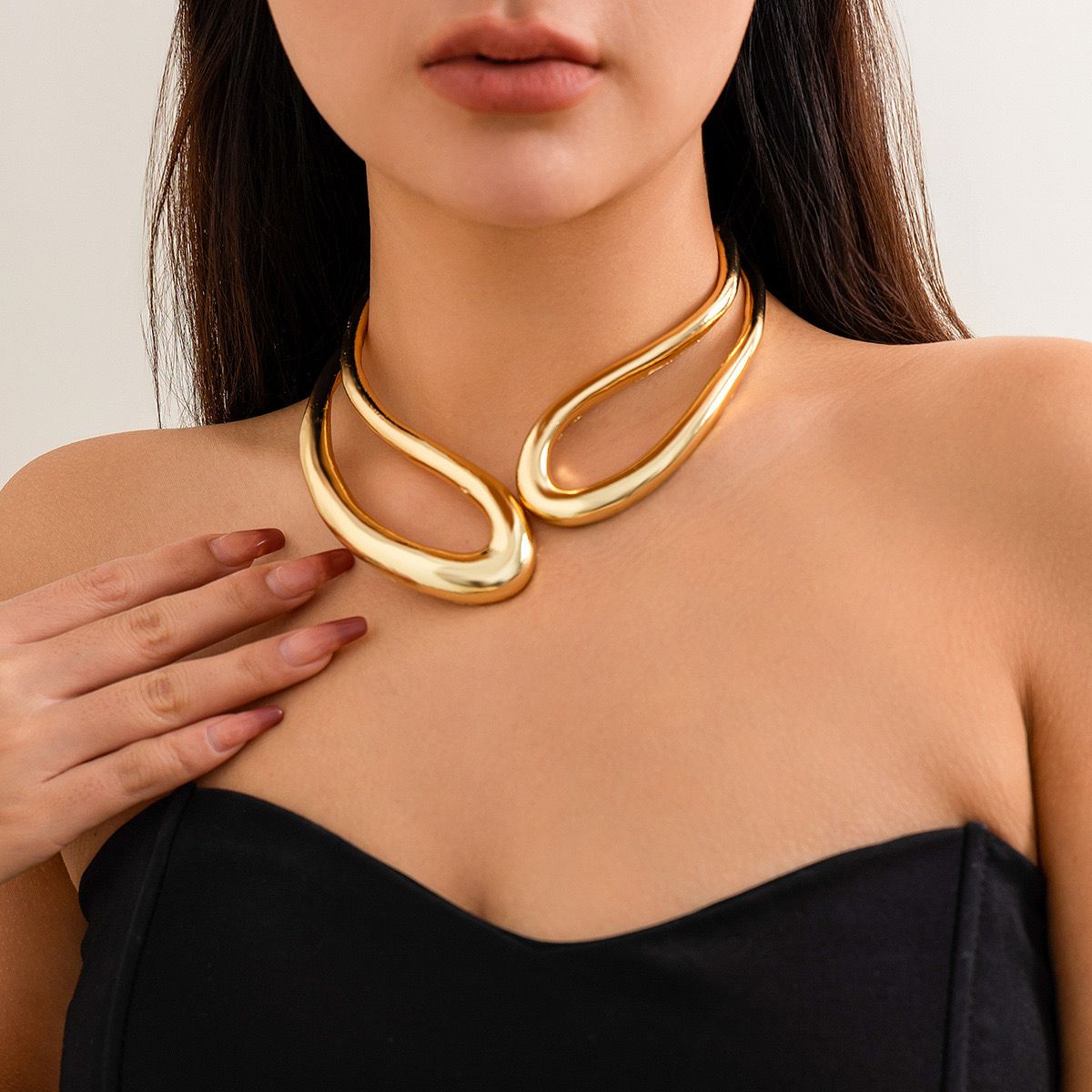 "Golden radiance, timeless and true, this necklace is made to shine with you."