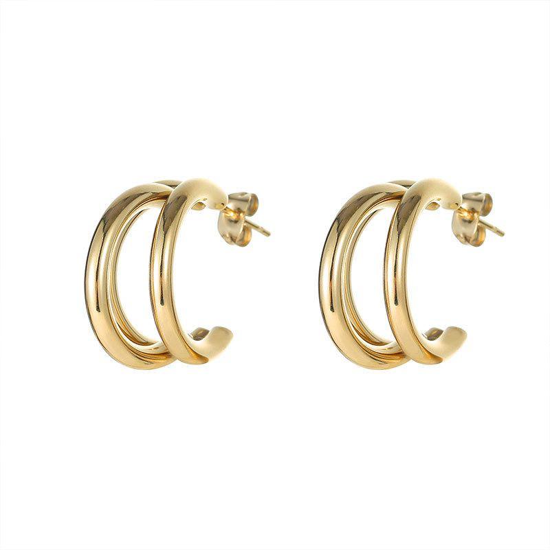 Triple Hoop Earrings