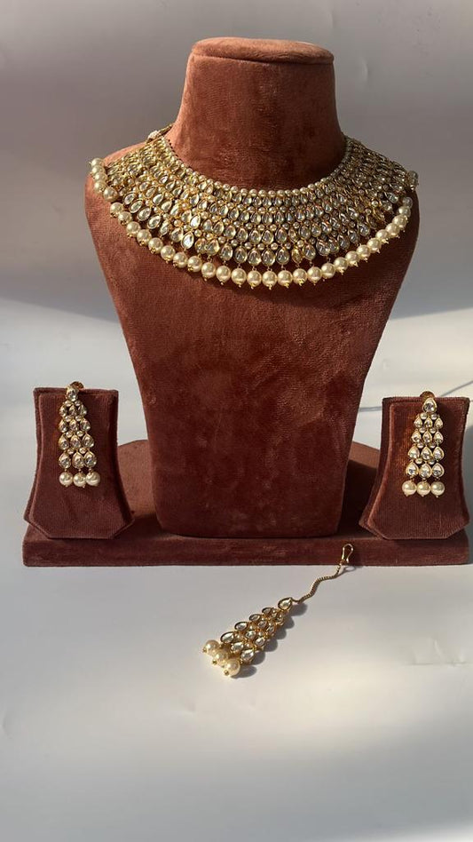Maharani Kundan Necklace Set
