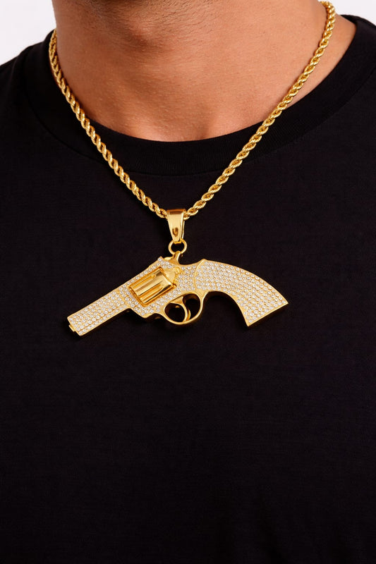 Loaded Gun Necklace