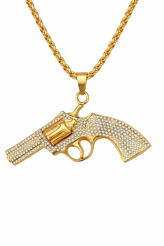 Loaded Gun Necklace